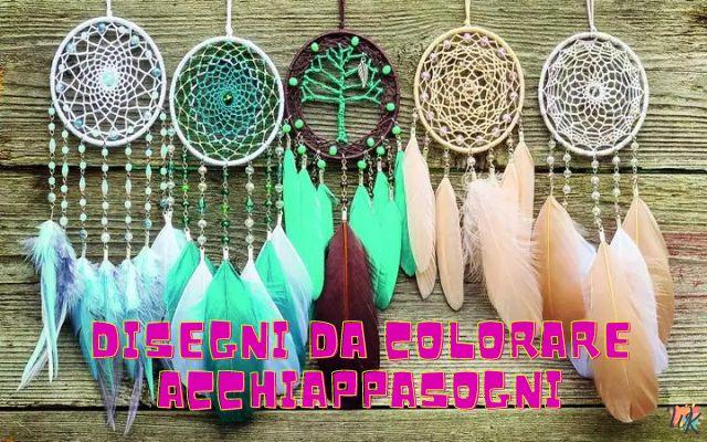 Acchiappasogni 1 Disegni da colorare Acchiappasogni