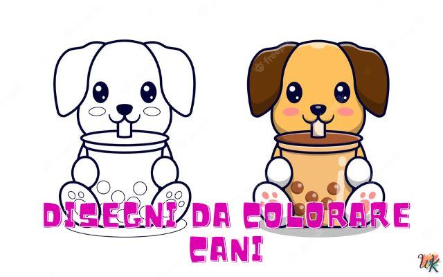 Cani 1 Disegni da colorare Cani