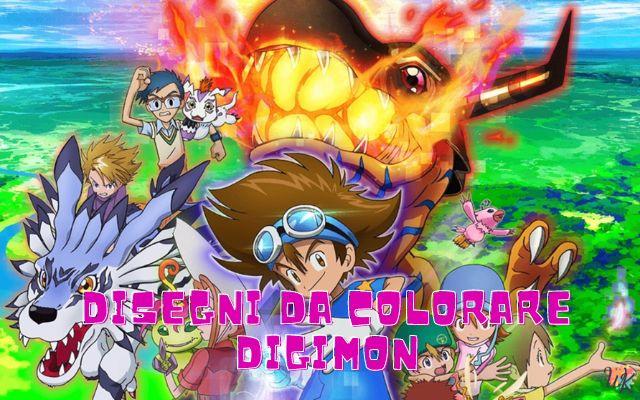 Digimon 1 Disegni da colorare Digimon