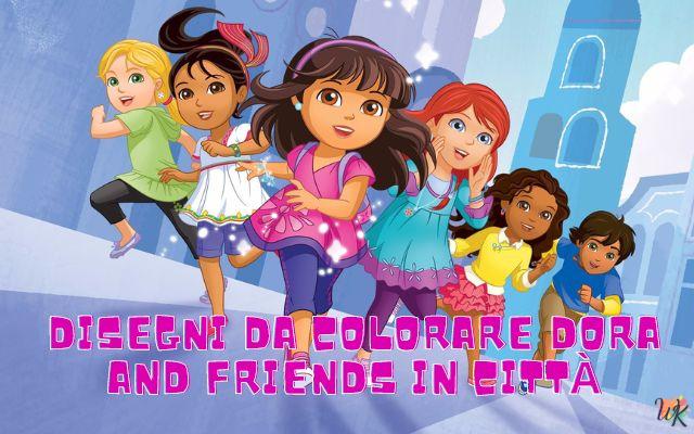Dora and Friends in città 1 Disegni da colorare Dora and Friends in città