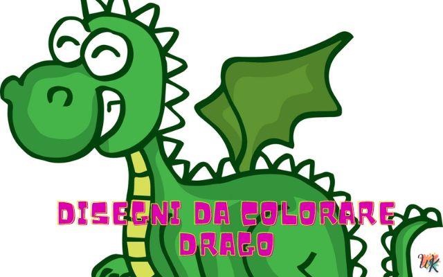 Draghi 1 Disegni da colorare Draghi