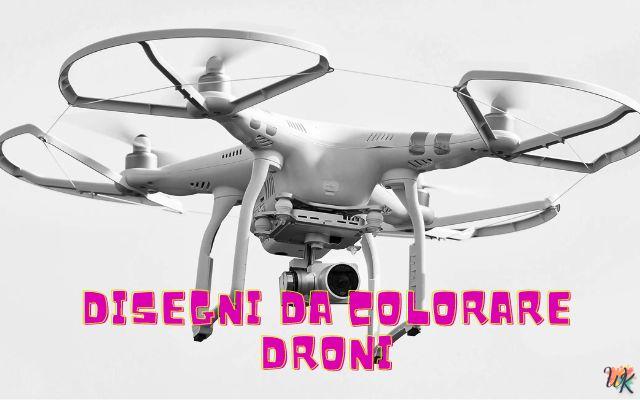 Droni 1 Disegni da colorare Droni