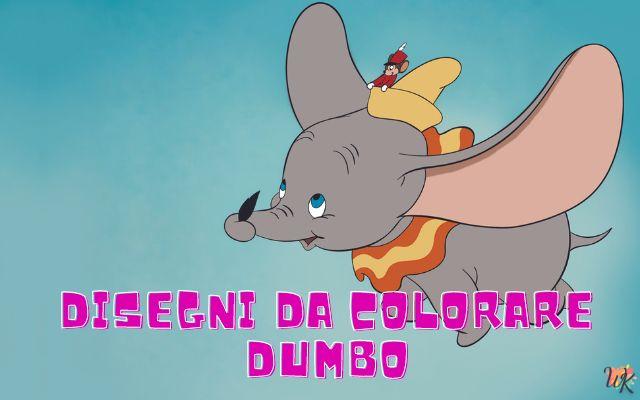 Dumbo 1 Disegni da colorare Dumbo