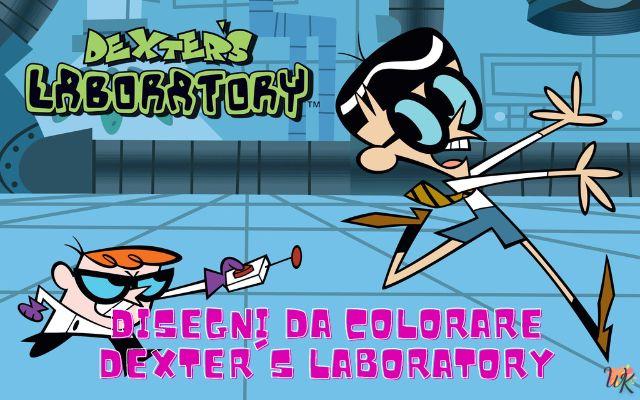 Disegni da colorare Laboratorio di Dexter