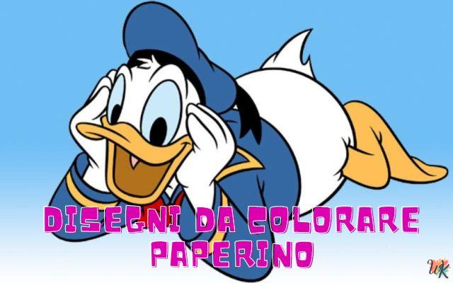 Paperino 1 Disegni da colorare Paperino