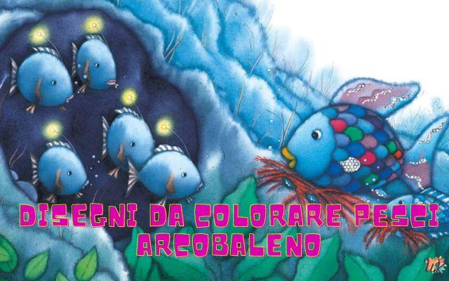 Pesci Arcobaleno 1 Disegni da colorare Pesci Arcobaleno