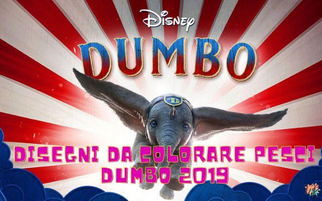 Disegni da colorare Dumbo 2019