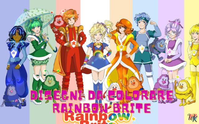 Brite Arcobaleno 1 Disegni da colorare Brite Arcobaleno