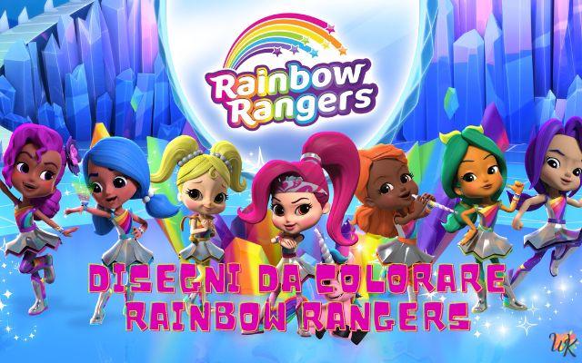 Disegni da colorare Rainbow Rangers