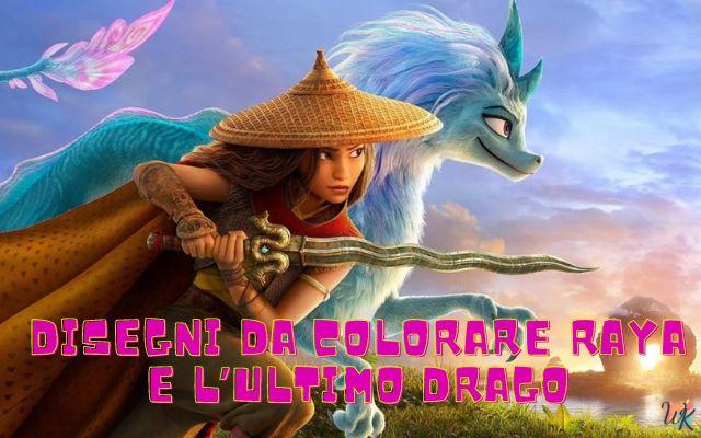 Raya e l'ultimo drago 1 Disegni da colorare Raya e l’ultimo drago