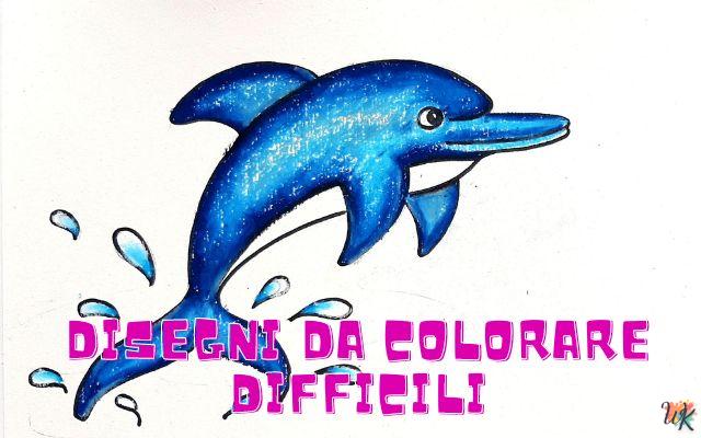 Delfini 1 Disegni da colorare Delfini