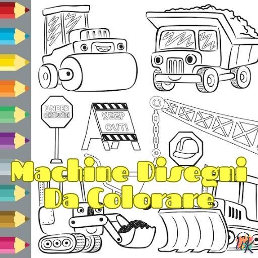 Macchine 1 Disegni da colorare Macchine