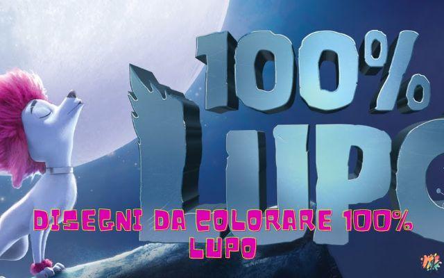 100% Lupo 1 Disegni da colorare 100% Lupo