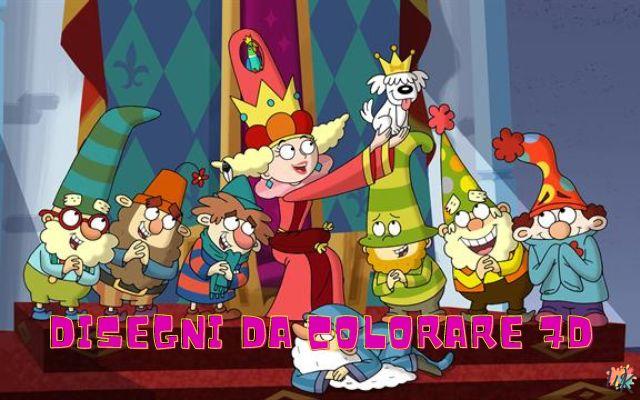 7D 1 Disegni da colorare 7D