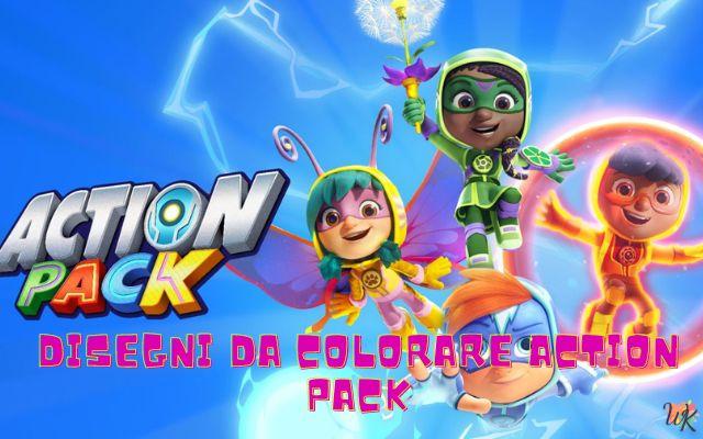 Action Pack 1 Disegni da colorare Action Pack
