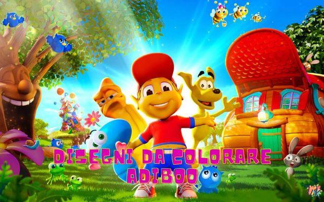 Adiboo 1 Disegni da colorare Adiboo