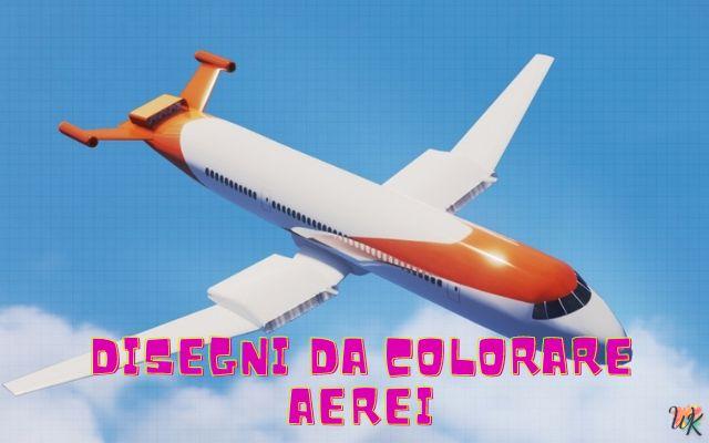 Aerei 1 Disegni da colorare Aerei