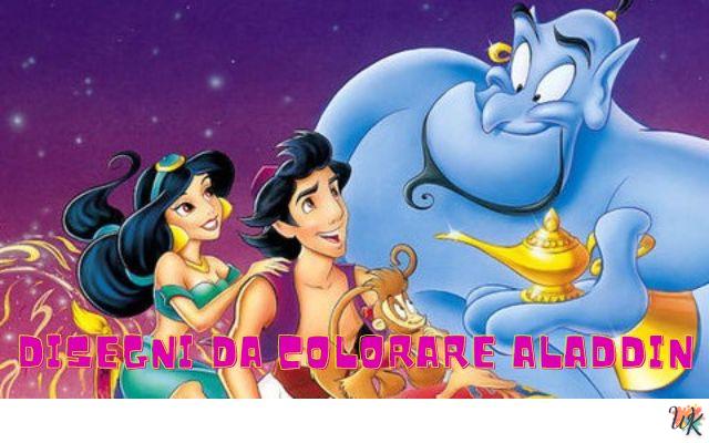 Disegni da colorare Aladdin