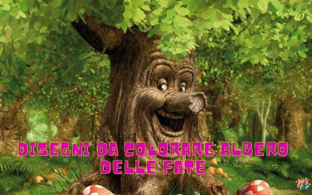 Albero delle fate 1 Disegni da colorare Albero delle fate
