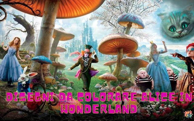 Alice in Wonderland (Tim Burton) 1 Disegni da colorare Alice in Wonderland (Tim Burton)