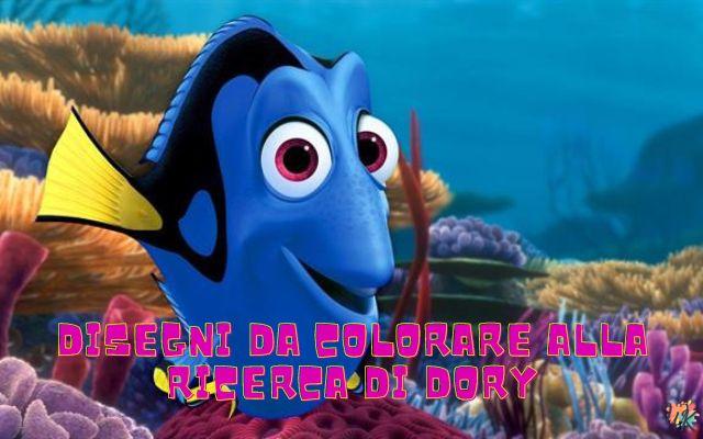 Alla ricerca di Dory 1 Disegni da colorare Alla ricerca di Dory