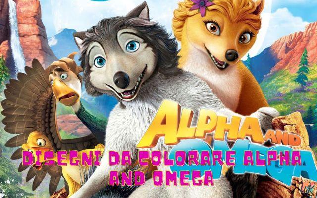 Alpha and Omega 1 Disegni da colorare Alpha and Omega