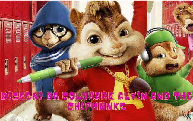 Alvin and the Chipmunks 1 Disegni da colorare Alvin and the Chipmunks