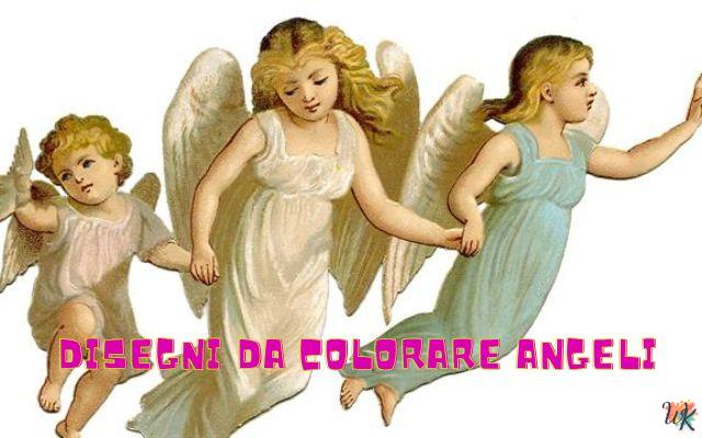 Angeli 1 Disegni da colorare Angeli