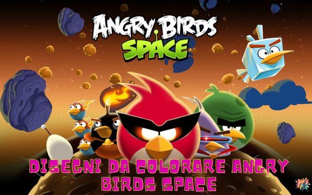 Angry Birds Space 1 Disegni da colorare Angry Birds Space