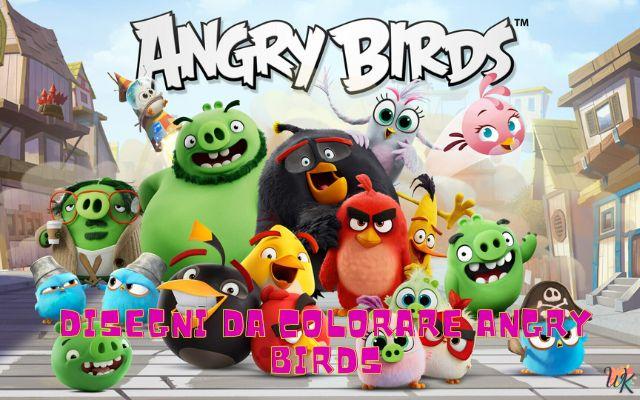 Disegni da colorare Angry Birds