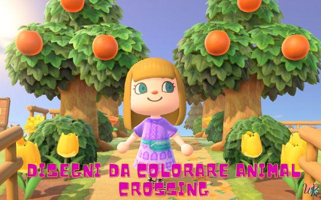 Disegni da colorare Animal Crossing