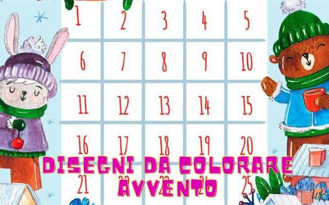 Avvento 1 Disegni da colorare Avvento