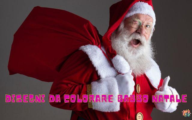 Babbo Natale 1 Disegni da colorare Babbo Natale