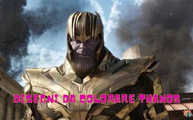 Disegni da colorare Thanos