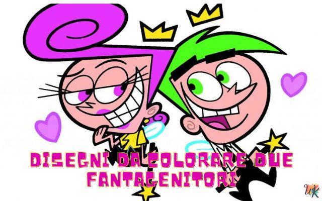 Due fantagenitori 1 Disegni da colorare Due fantagenitori