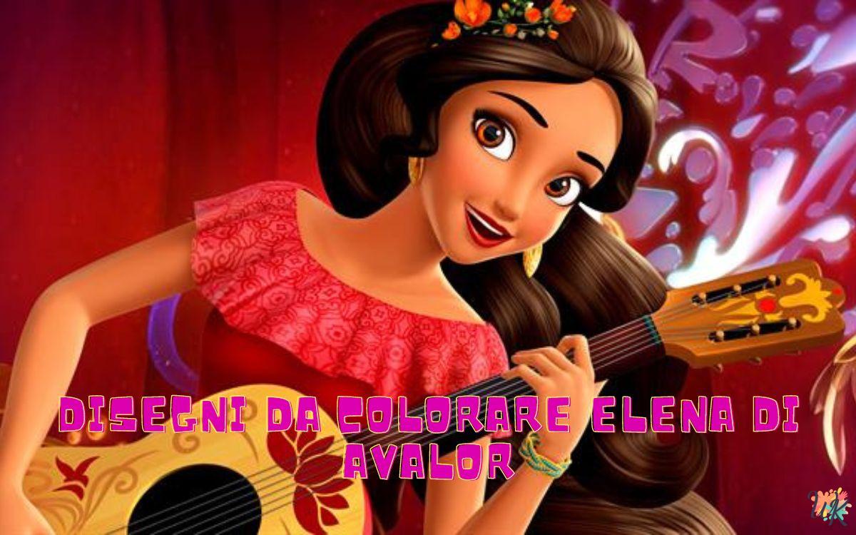 Elena di Avalor 1 Disegni da colorare Elena di Avalor