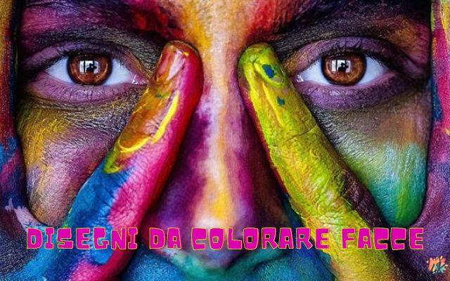 Facce 1 Disegni da colorare Facce