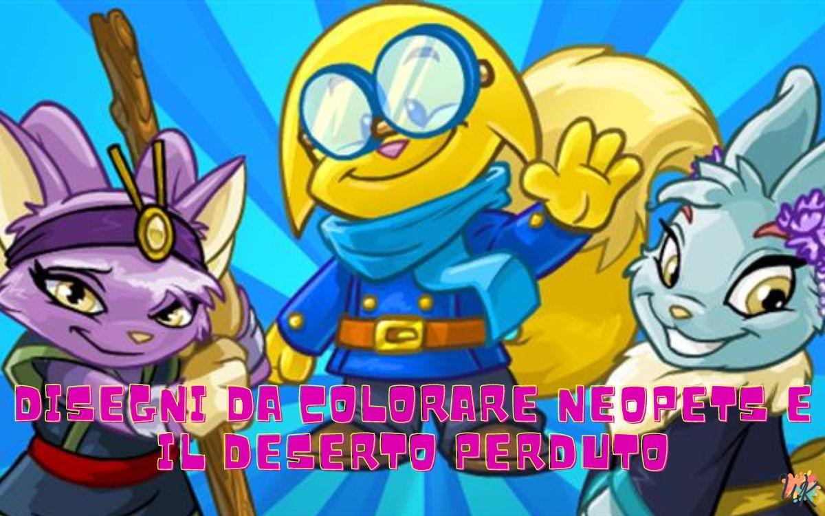 Neopets e il deserto perduto 1 Disegni da colorare Neopets e il deserto perduto