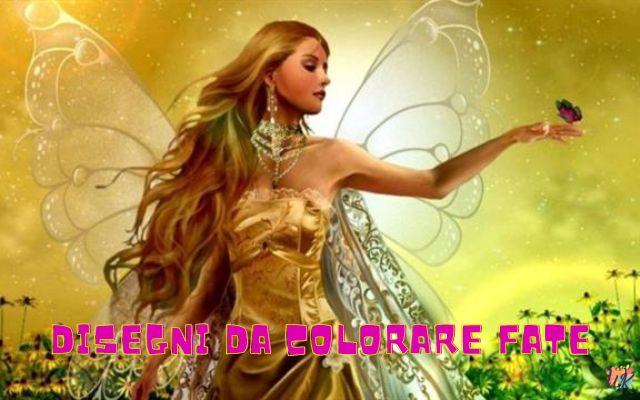Fata 1 Disegni da colorare Fata