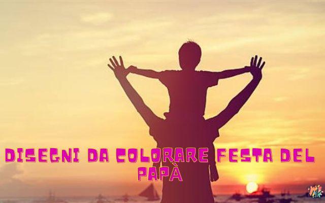 Festa del papà 1 Disegni da colorare Festa del papà
