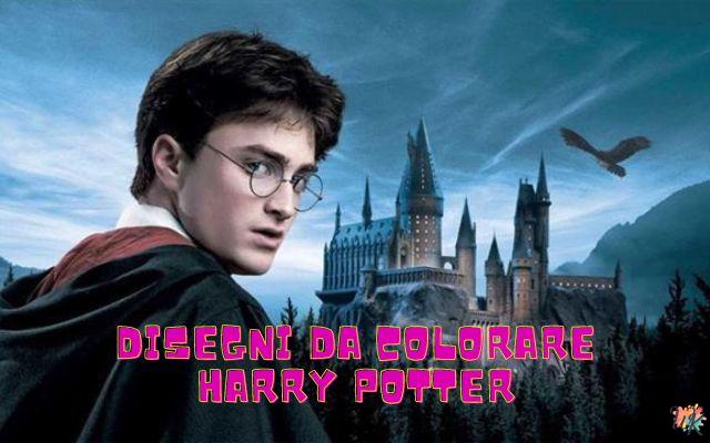 Harry Potter 1 Disegni da colorare Harry Potter