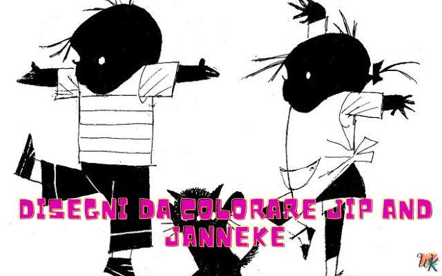 Jip and Janneke 1 Disegni da colorare Jip and Janneke