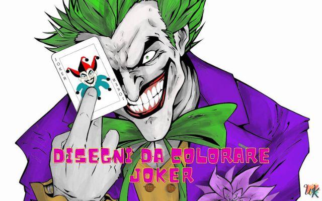 Joker 1 Disegni da colorare Joker