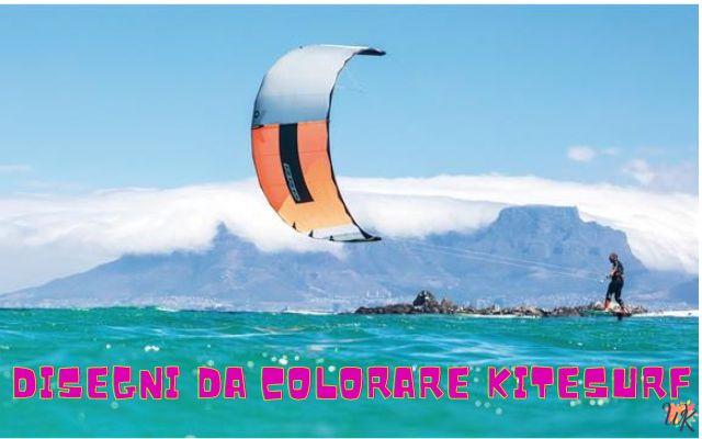 Kitesurf 1 Disegni da colorare Kitesurf