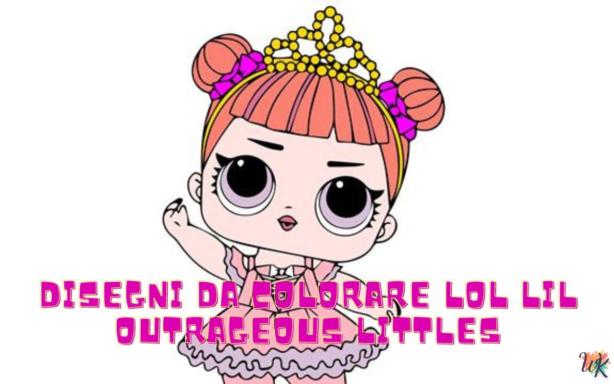 LOL Lil Outrageous Littles 1 Disegni da colorare LOL Lil Outrageous Littles