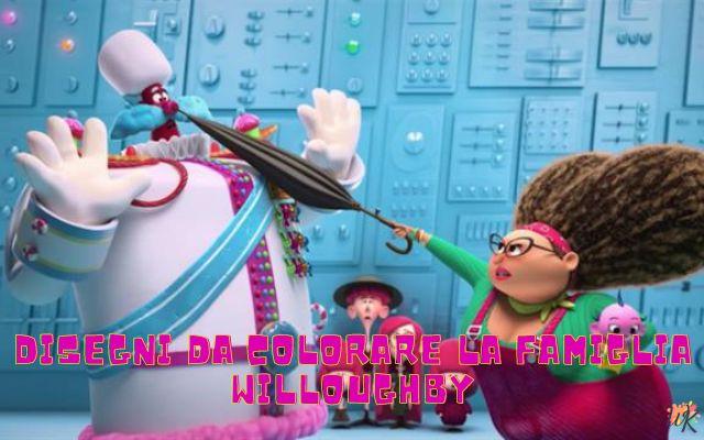 La famiglia Willoughby 1 Disegni da colorare La famiglia Willoughby