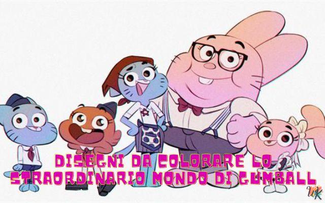 Lo straordinario mondo di Gumball 1 Disegni da colorare Lo straordinario mondo di Gumball