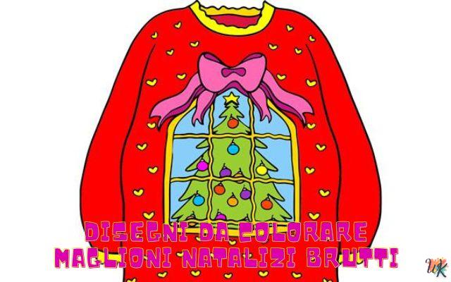 Maglioni natalizi brutti 1 Disegni da colorare Maglioni natalizi brutti