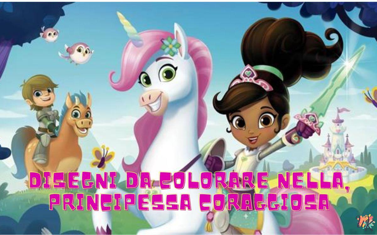Nella, principessa coraggiosa 1 Disegni da colorare Nella, principessa coraggiosa