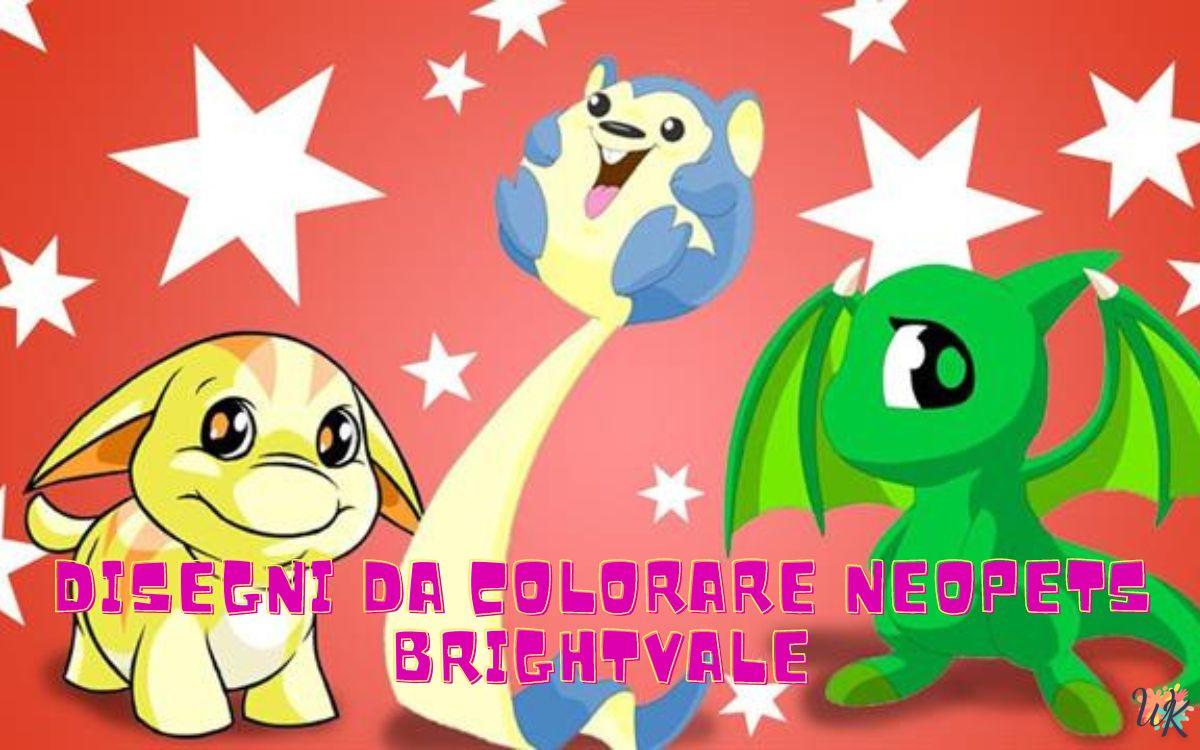 Neopets Brightvale 1 Disegni da colorare Neopets Brightvale